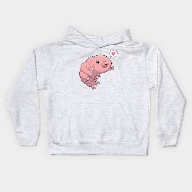 Tardigrade Kids Hoodie by thefuzzyslug